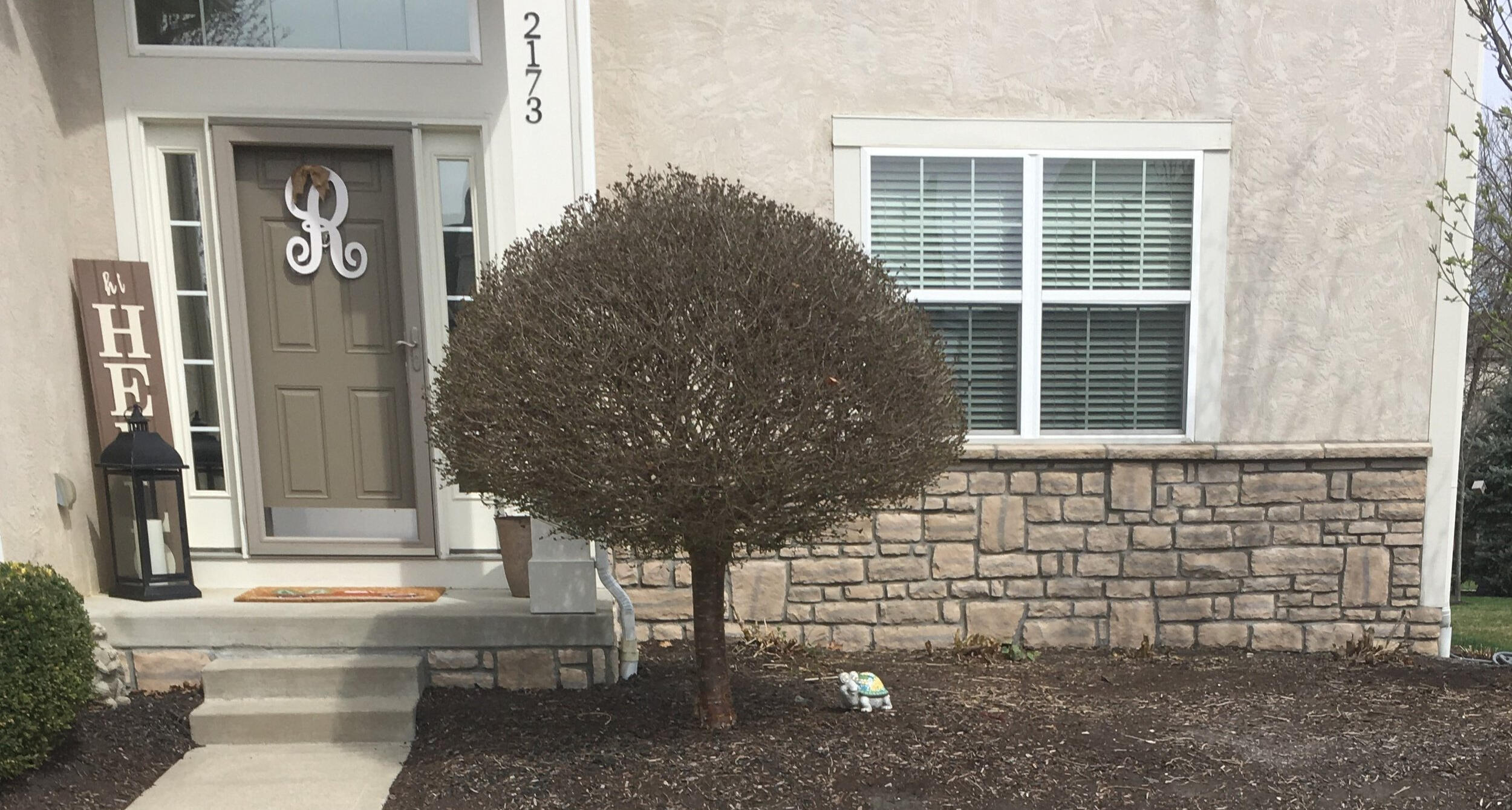 House Outside Wall Patch Work Sample